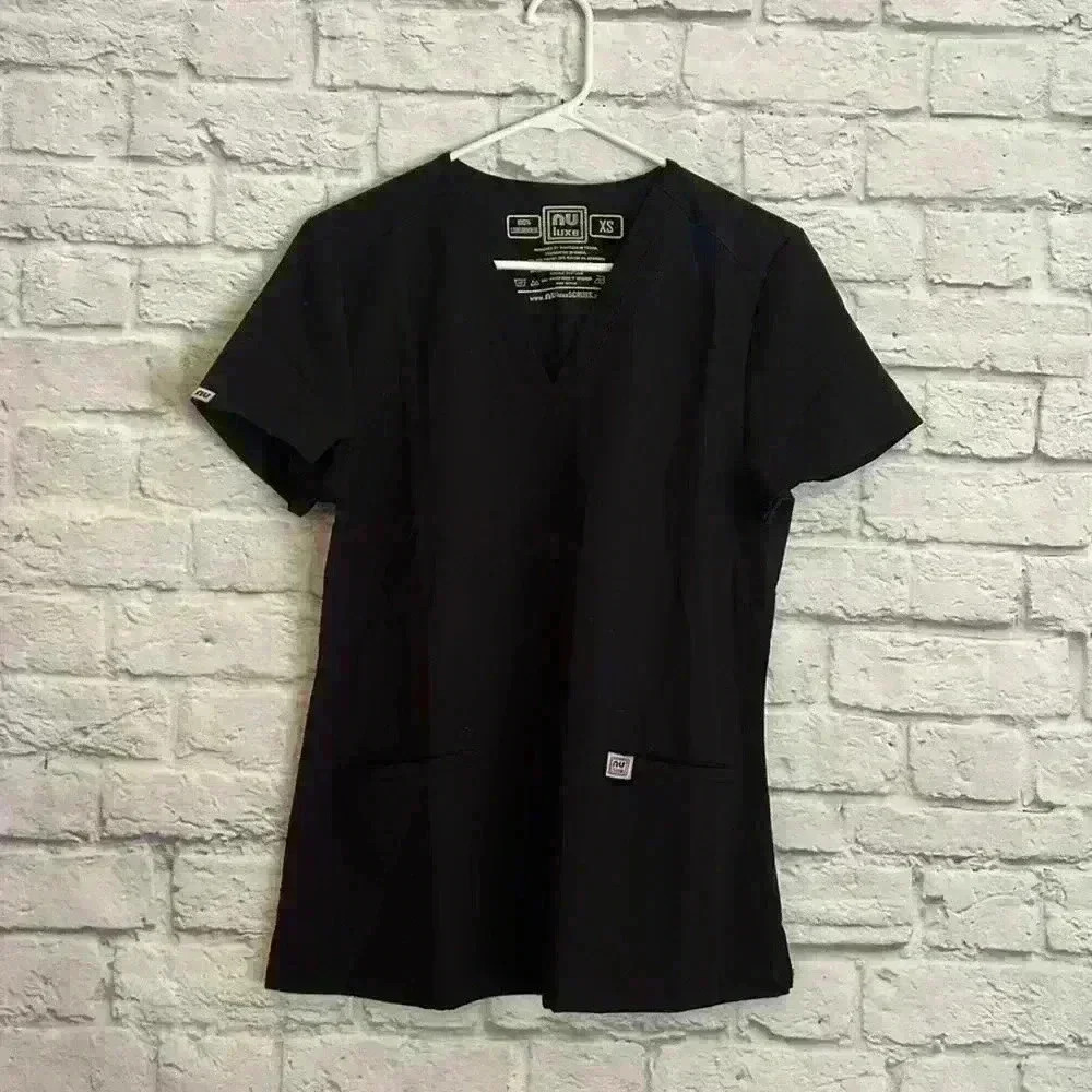 Nu Luxe Women's Scrubs Black Size XS
